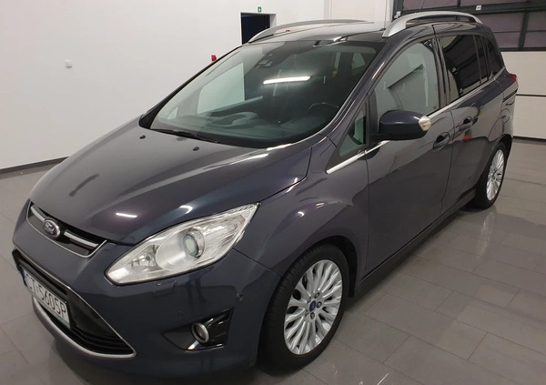 Ford Grand C-MAX cena 34999 przebieg: 205704, rok produkcji 2014 z Chodzież małe 742